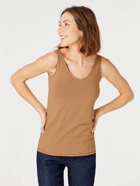 J. Jill | Perfect Reversible Tank in Toffee, Size XL, NWT